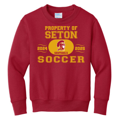 Youth Unisex Property of Seton Soccer Crew Thumbnail