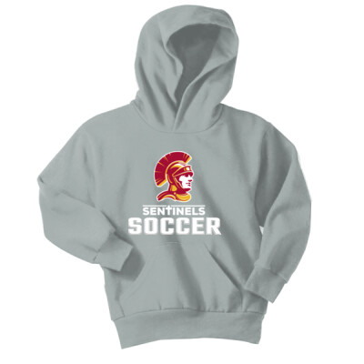 Youth Unisex White Sentinels Soccer Hoodie Thumbnail