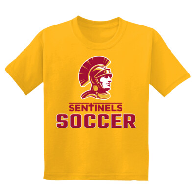 Youth Unisex Red Sentinels Gold 50/50 Tee Thumbnail